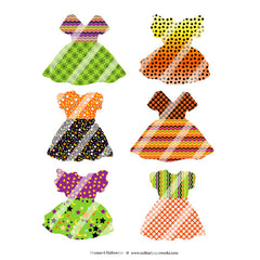 Halloween Dresses Collage Sheet 6