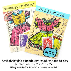 Diane Dress Rubber Stamp