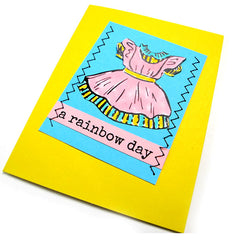 Diane Dress Rubber Stamp