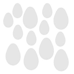 Eggs Stencil 6 x 6