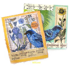 Afternoon Bird Rubber Stamp Save 30%