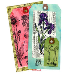 flower rubber-stamps
