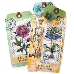 flower rubber stamps