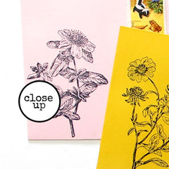 Flower Rubber Stamp