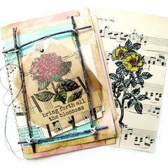 Hydrangea  & Tulip Rubber Stamps