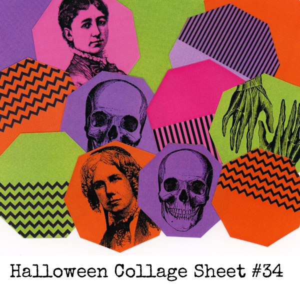 Halloween Collage Sheet 34