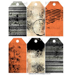 Halloween Tags Collage Sheet