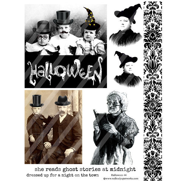 Halloween 44 Collage Sheet