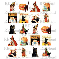 Halloween Collage Sheet 7