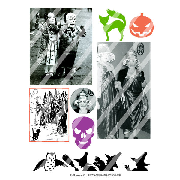 Halloween Collage Sheet 53