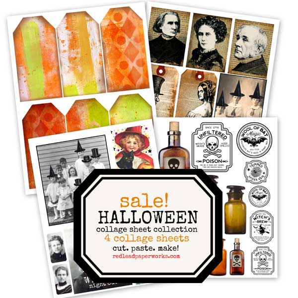 Favorite Halloween Collage Sheet Collection Sale Save 25%