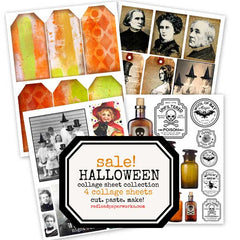 Halloween Collage Sheets