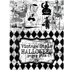 Vintage Halloween Coloring Pages