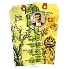 Halloween Spider Web Rubber Stamp