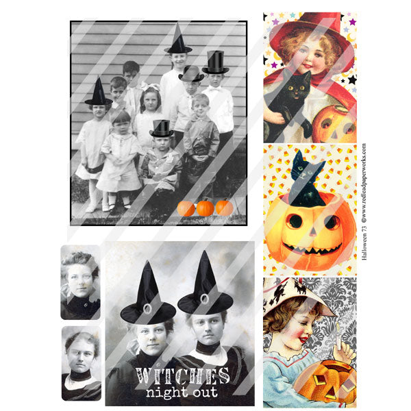 Halloween 73 Collage Sheet