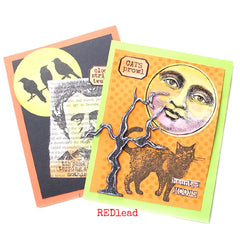 halloween rubber stamps