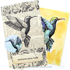 Hummingbirds Rubber Stamps