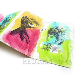 Lady Pearl Rubber Stamp