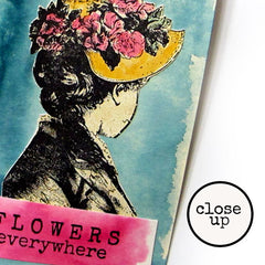Lady Pearl Rubber Stamp