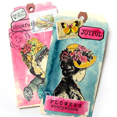 Lady Pearl Rubber Stamp