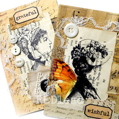 Lady Pearl Rubber Stamp