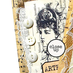 Lady Victoria Rubber Stamp