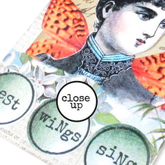 Victorian Lady Rubber Stamps