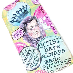 Victorian Lady Rubber Stamps