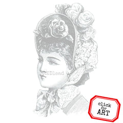 Lady Victoria Rubber Stamp