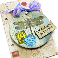 Dragonfly Cling Mount Rubber Stamp