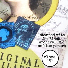 Letter Dispatch Mail Art Rubber Stamp