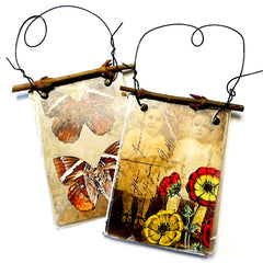 Vintage Elements Autumn Artist Trading Cards 291 Collage Sheet