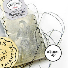 Music & Script Tape Rubber Stamp