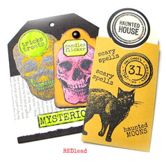 halloween rubber stamps