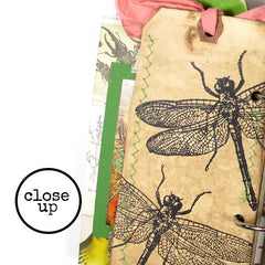 dragonfly rubber stamp