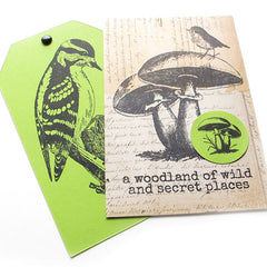 mushroom rubber stamp