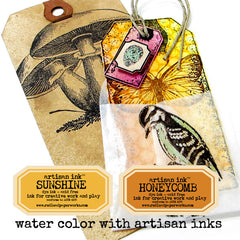 Blank Tags Rubber Stamp