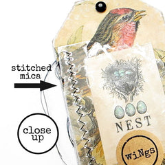 NEST Wood Mount Rubber Stamp