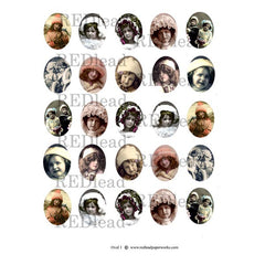 Vintage Photos Collage Sheets