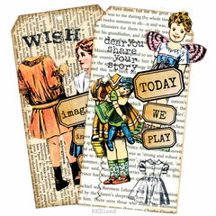 Word Labels Collage Sheet Collection