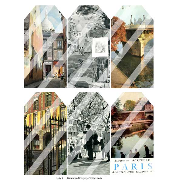 Paris Collage Sheets 