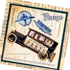 Paris Cling Mount Rubber Stamps