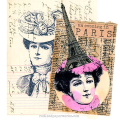 Paris Cling Mount Rubber Stamps