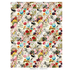 Patchwork Quilt Collage Sheet 22