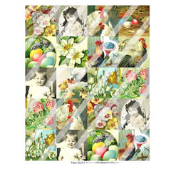 Patchwork Quilt Collage Sheet 9