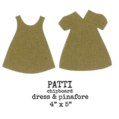 Chipboard Dress and Pinafore Patti