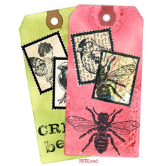 postage stamp wood mount rubber stamp