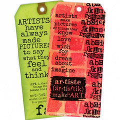 Artists Make Pictures Art Rubber Stamp SAVE 50%