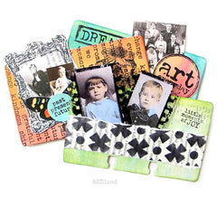 Film Strip Photo Frame Rubber Stamp