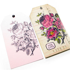 Rose Bouquet Rubber Stamp